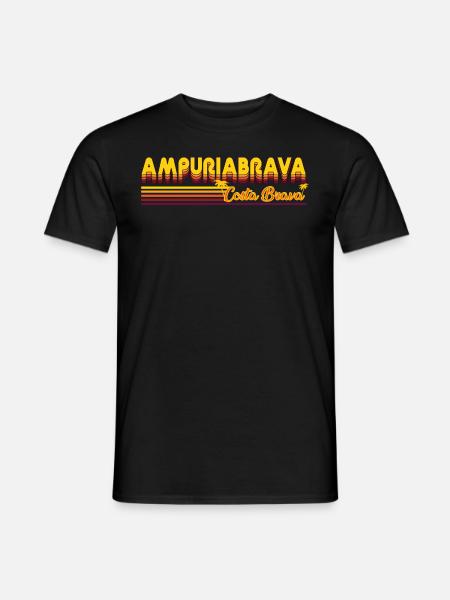 Ampuriabrava oder auch Empuriabrava Design - Männer T-Shirt - Schwarz