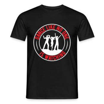 Dance Like No One Is Watching - Männer T-Shirt - Schwarz - Vorne - AI Model Male 178 light (178cm)