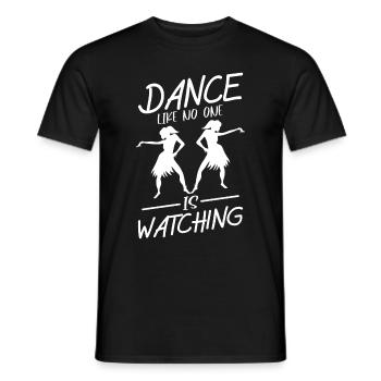 Dance Like No One Is Watching - Männer T-Shirt - Schwarz - Vorne - AI Model Male 178 light (178cm)