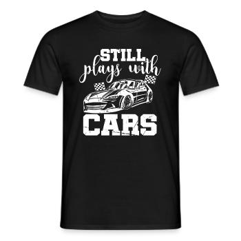 Fan De Voiture De Sports Humour Cadeau - T-shirt homme - noir - Devant - AI Model Male 178 light (178cm)