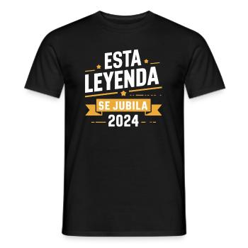 This Legend Retires 2024 - Unforgettable Retreat - Men's T-Shirt - black - Front - AI Model Male 178 light (178cm)