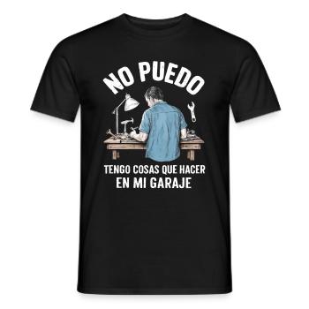 I Can't Got Things To Do In My Garage - Men's T-Shirt - black - Front - AI Model Male 178 light (178cm)