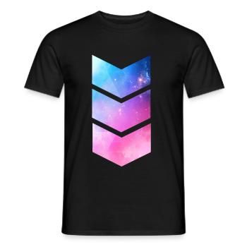 Glitzer und Glamour Pink Geschenk Geschenkidee - Männer T-Shirt - Schwarz - Vorne - AI Model Male 178 light (178cm)