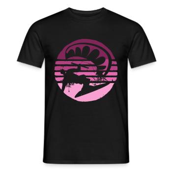 I Can Not I Have Kite Gift Humor - Men's T-Shirt - black - Front - AI Model Male 178 light (178cm)