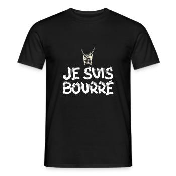 surprise je suis bourré - T-shirt homme - noir - Devant - AI Model Male 178 light (178cm)