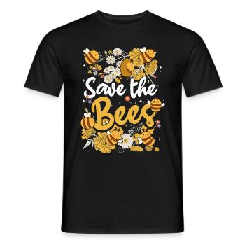 Sauvez les abeilles Apiculteur abeille douce et abeilles - T-shirt homme - noir - Devant - AI Model Male 178 light (178cm)
