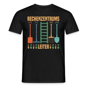 Rechenzentrumsleiter Rechen & Leiter Garten - Männer T-Shirt - Schwarz - Vorne - AI Model Male 178 light (178cm)