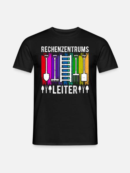 Rechenzentrumsleiter Rechen & Leiter Garten - Männer T-Shirt - Schwarz