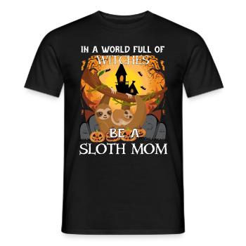 Dans un monde plein de sorcières, un - T-shirt homme - noir - Devant - AI Model Male 178 light (178cm)