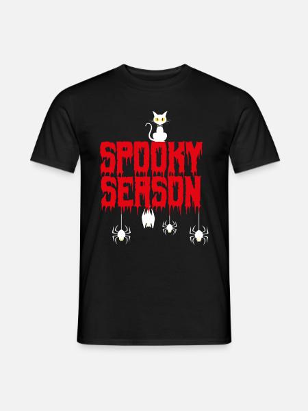 SPOOKY season . - Men's T-Shirt - black