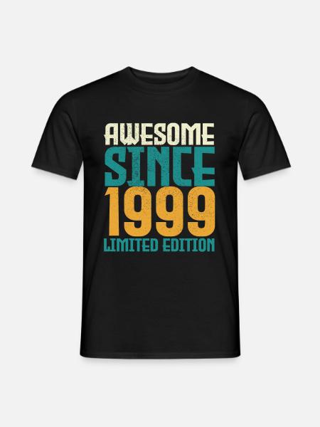 Awesome Since 1999 limitowana edycja. - T-shirt męski - czarny