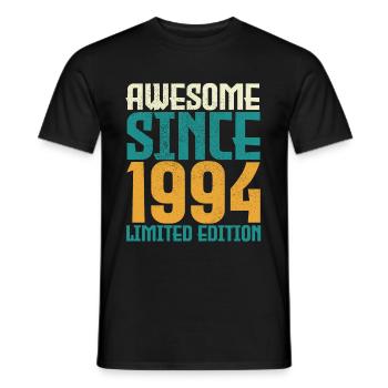 Awesome Since 1994 limited edition. - T-shirt homme - noir - Devant - AI Model Male 178 light (178cm)