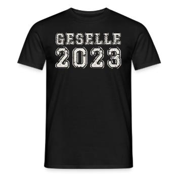 Geselle 2023 Gesellenprüfung - Männer T-Shirt - Schwarz - Vorne - AI Model Male 178 light (178cm)