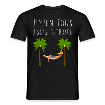Je suis retraité Cadeau Homme Retraite Cool - T-shirt homme - noir - Devant - AI Model Male 178 light (178cm)