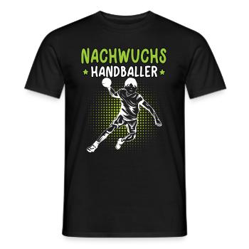 Handball Nachwuchs Handballer Handballerin - Männer T-Shirt - Schwarz - Vorne - AI Model Male 178 light (178cm)