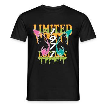 1971 Jahrgang vintage Geburtstag Spruch Idee - Männer T-Shirt - Schwarz - Vorne - AI Model Male 178 light (178cm)