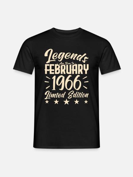 1966 births. Birthday gift. - Men's T-Shirt - black
