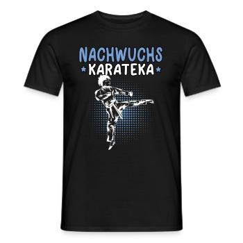 Karate Nachwuchs Karateka asiatischer Kampfsport - Männer T-Shirt - Schwarz - Vorne - AI Model Male 178 light (178cm)