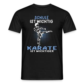 Karate wichtiger Karateka asiatischer Kampfsport - Männer T-Shirt - Schwarz - Vorne - AI Model Male 178 light (178cm)