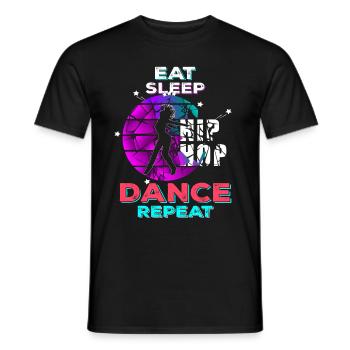 Hip Hop Dance Mädchen - Männer T-Shirt - Schwarz - Vorne - AI Model Male 178 light (178cm)