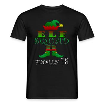 18 Jahre Elfen Geburtstag Fantasie - Männer T-Shirt - Schwarz - Vorne - AI Model Male 178 light (178cm)