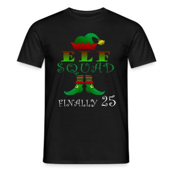 25 Jahre Elfen Geburtstag Fantasie - Männer T-Shirt - Schwarz - Vorne - AI Model Male 178 light (178cm)
