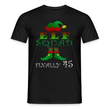 45 Jahre Elfen Geburtstag Fantasie - Männer T-Shirt - Schwarz - Vorne - AI Model Male 178 light (178cm)