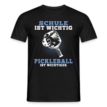 Pickleball ist wichtiger Pickelball - Männer T-Shirt - Schwarz - Vorne - AI Model Male 178 light (178cm)