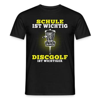 Discgolf ist wichtiger Disc Golf Discgolfer - Männer T-Shirt - Schwarz - Vorne - AI Model Male 178 light (178cm)