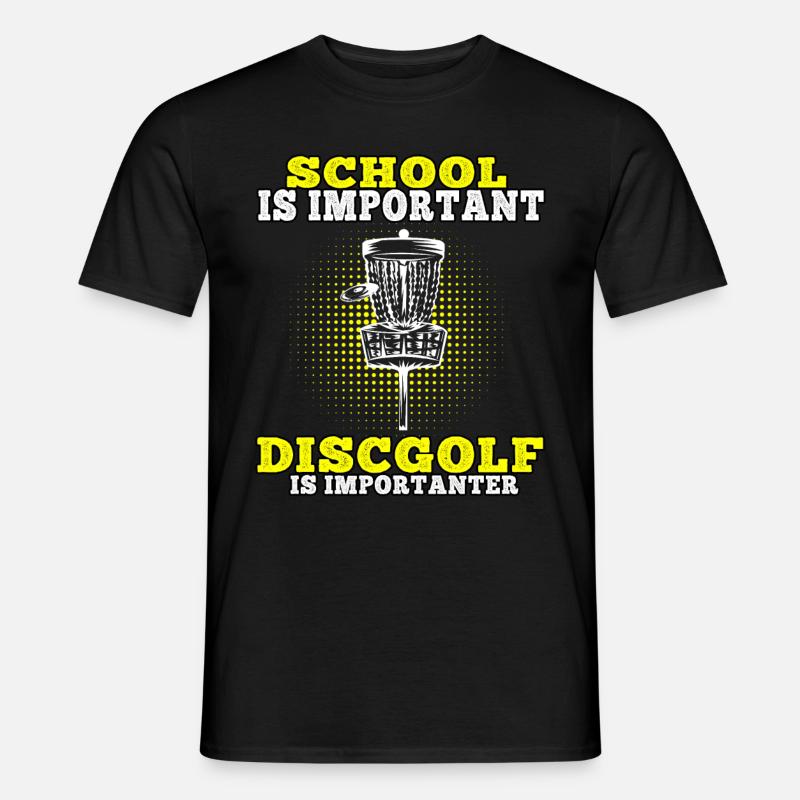 Discgolf ist wichtiger Disc Golf Discgolfer - Männer T-Shirt - Schwarz