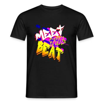 Beat Hip Hop bgirl - Männer T-Shirt - Schwarz - Vorne - AI Model Male 178 light (178cm)