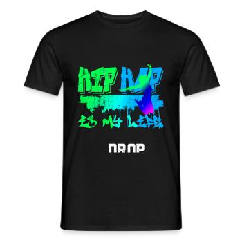 Tänzer Breakdance Bboy Oldschool - Männer T-Shirt - Schwarz - Vorne - AI Model Male 178 light (178cm)