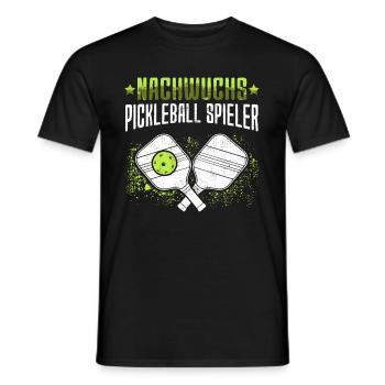 Pickelball Nachwuchs Pickleball Spieler - Männer T-Shirt - Schwarz - Vorne - AI Model Male 178 light (178cm)
