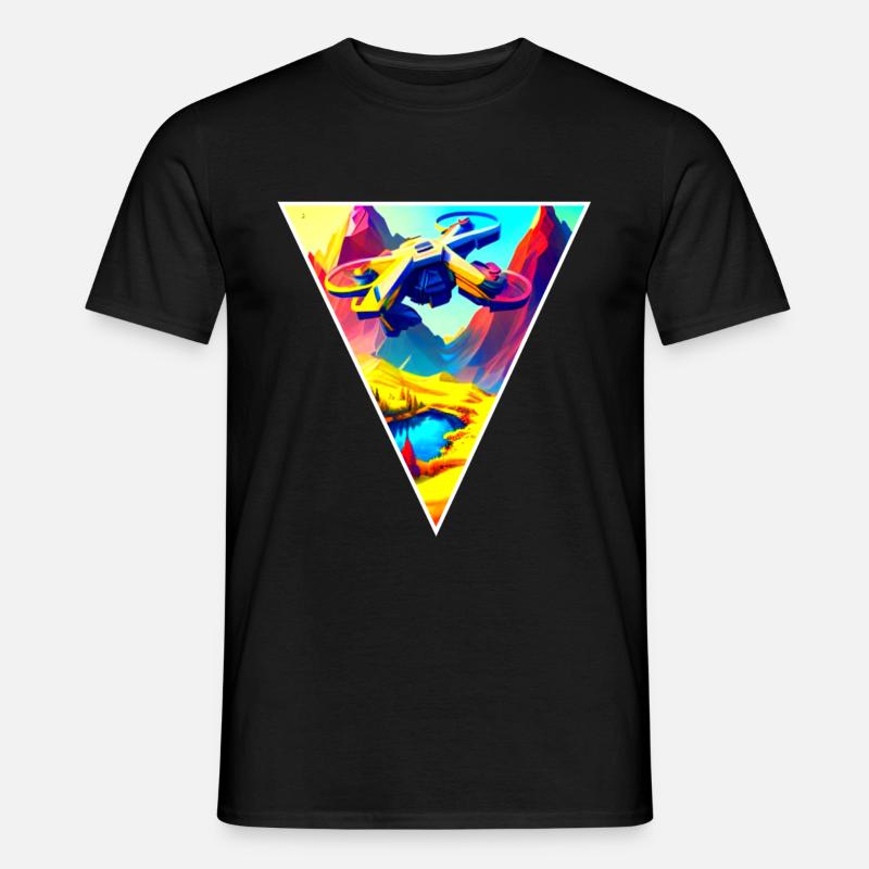 Drone Pilot fly - Men's T-Shirt - black