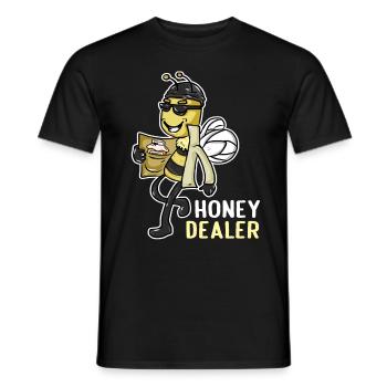 Marchand de miel Apiculteur Apiculture du miel Apiculture - T-shirt homme - noir - Devant - AI Model Male 178 light (178cm)