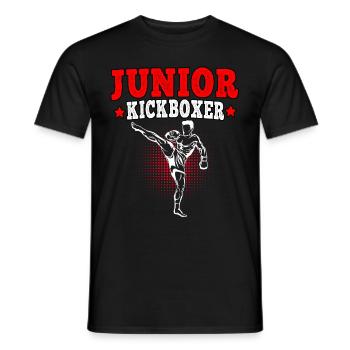 Kickboxen Nachwuchs Kickboxer Muay Thai Kampfsport - Männer T-Shirt - Schwarz - Vorne - AI Model Male 178 light (178cm)