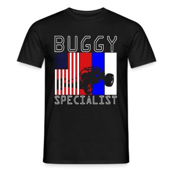 Dune Buggy Beach Buggy - Männer T-Shirt - Schwarz - Vorne - AI Model Male 178 light (178cm)