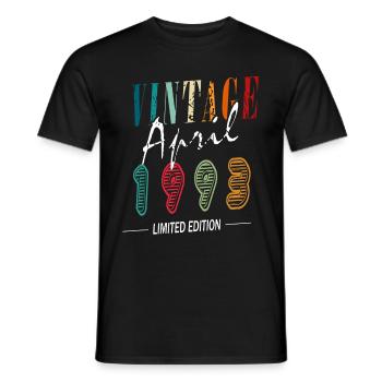 April 1993 Limited Edition - Männer T-Shirt - Schwarz - Vorne - AI Model Male 178 light (178cm)