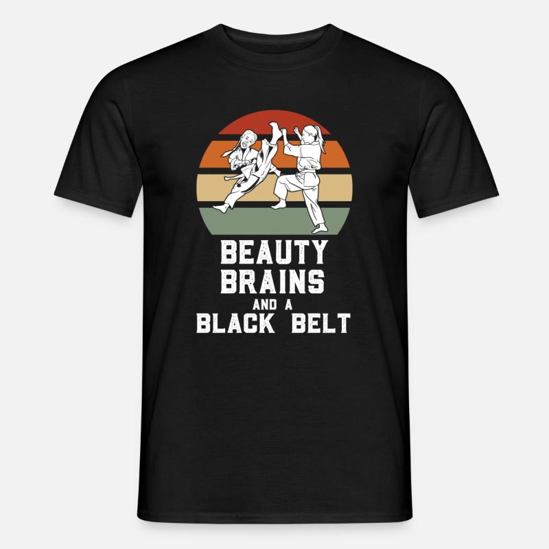 Combattant de judo - T-shirt homme - noir