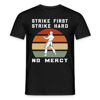 Karaté Karaté Fighter Arts Martiaux - T-shirt homme - noir - Devant - AI Model Male 178 light (178cm)