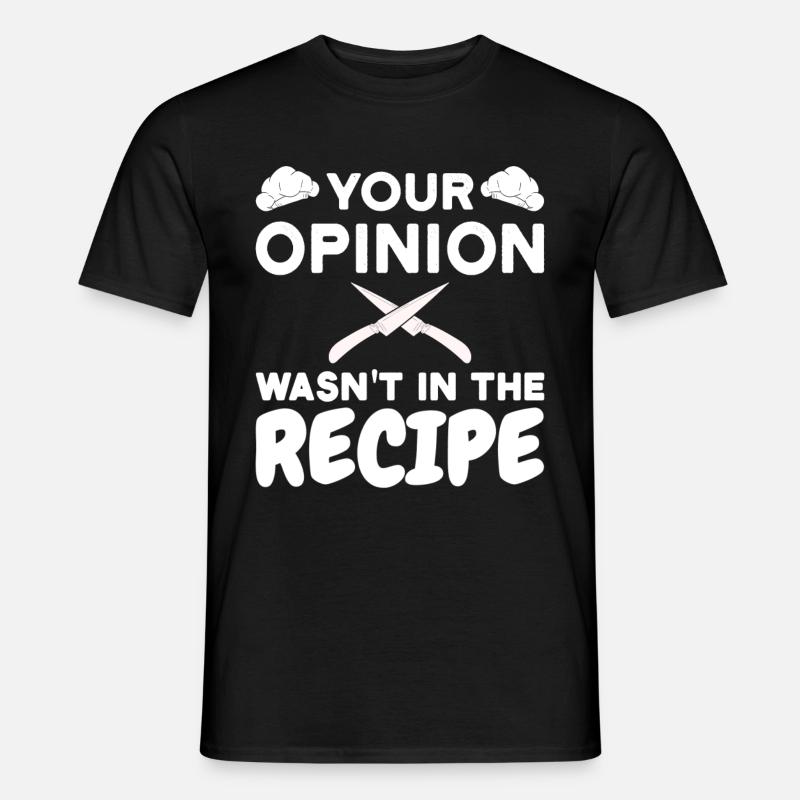 Chef Chef Cooking Saying - Men's T-shirt - black