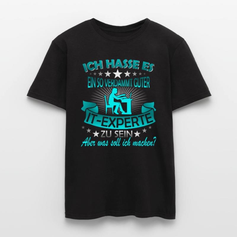 Informatiker It Experte Expert Computer Nerd Männer T-Shirt