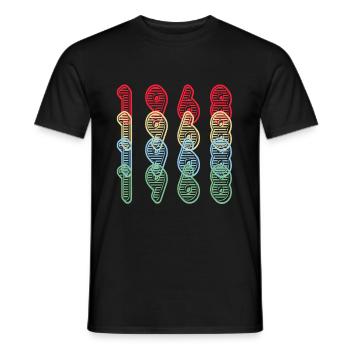 Millésime 1968 Rétro - T-shirt homme - noir - Devant - AI Model Male 178 light (178cm)