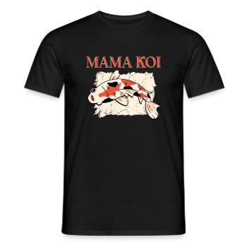 Koi-Fisch Japanisch - Männer T-Shirt - Schwarz - Vorne - AI Model Male 178 light (178cm)