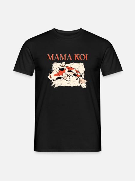 Koi Fish Japanese - Men's T-Shirt - black