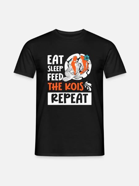 Koi Fish Japanese - Men's T-Shirt - black