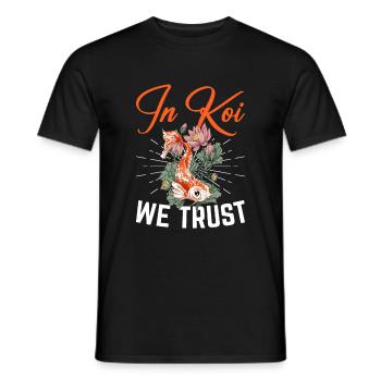 Koi-Fisch Japanisch - Männer T-Shirt - Schwarz - Vorne - AI Model Male 178 light (178cm)