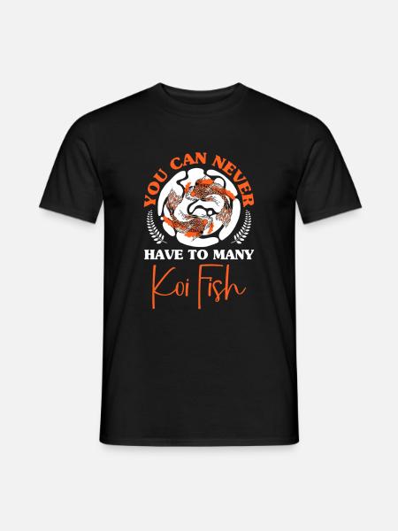 Koi Fish Japanese - Men's T-Shirt - black