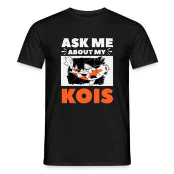 Koi-Fisch Japanisch - Männer T-Shirt - Schwarz - Vorne - AI Model Male 178 light (178cm)