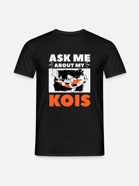 Koi Fish Japanese - Men's T-Shirt - black
